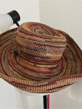 Helen Kaminski Women’s 100% Raffia Sun Hat Handmade Madagascar Sydney Austraila
